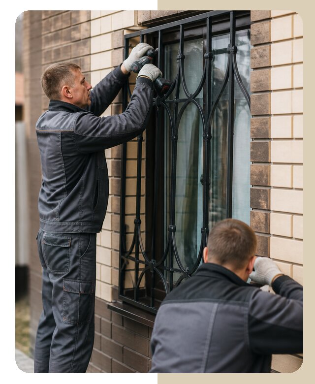 Установка решеток в дом в Наро-Фоминске по цене от 3586 р. | ДвериЛегко-Нр-